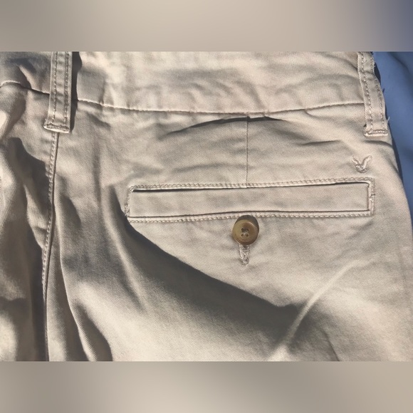 American Eagle Skinny Stretch Cotton Khakis - 4 Long - Picture 4 of 4